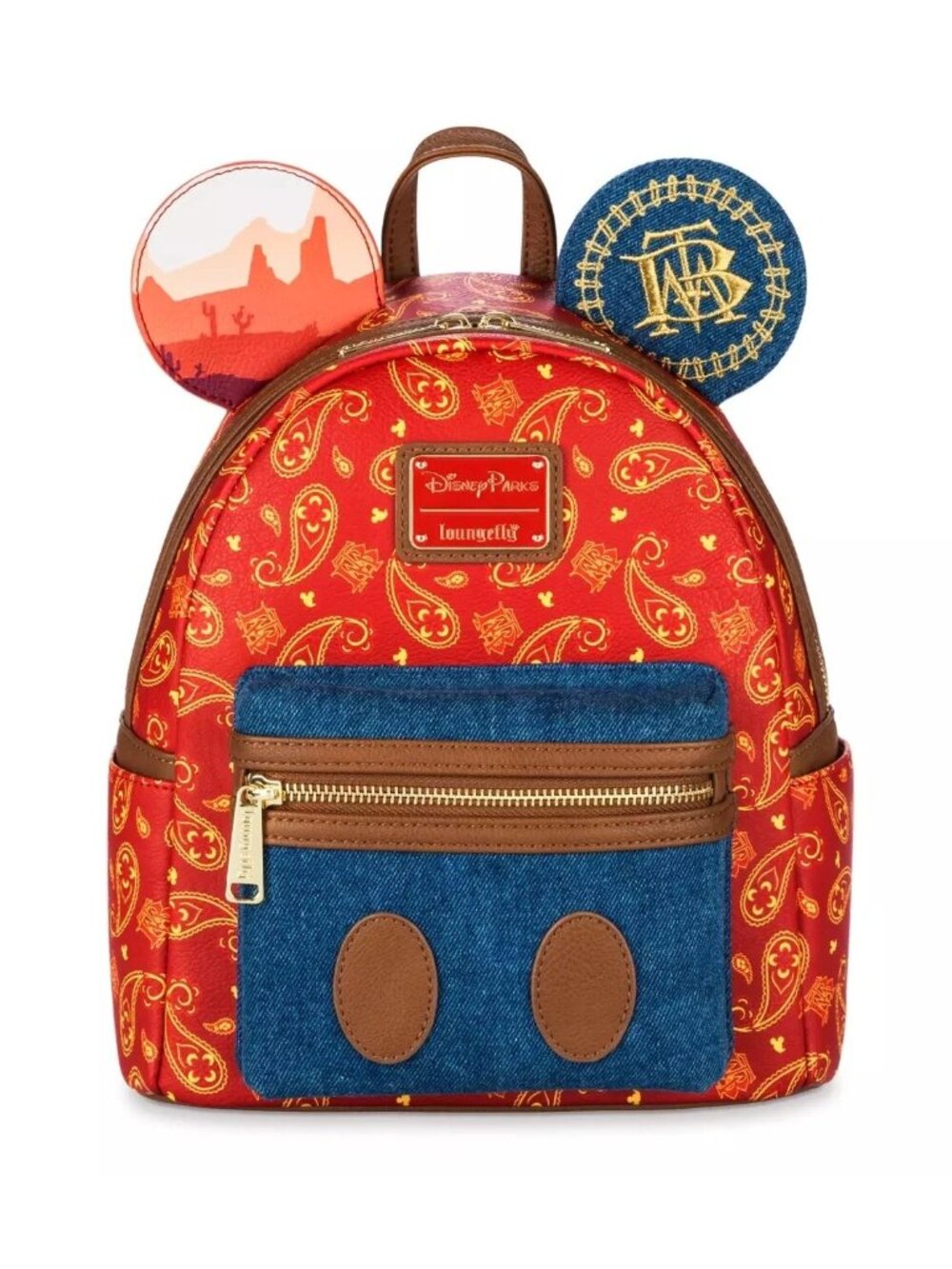 Disney Loungefly Mickey Mouse Main Attraction Big Thunder Mountain Mini Backpack